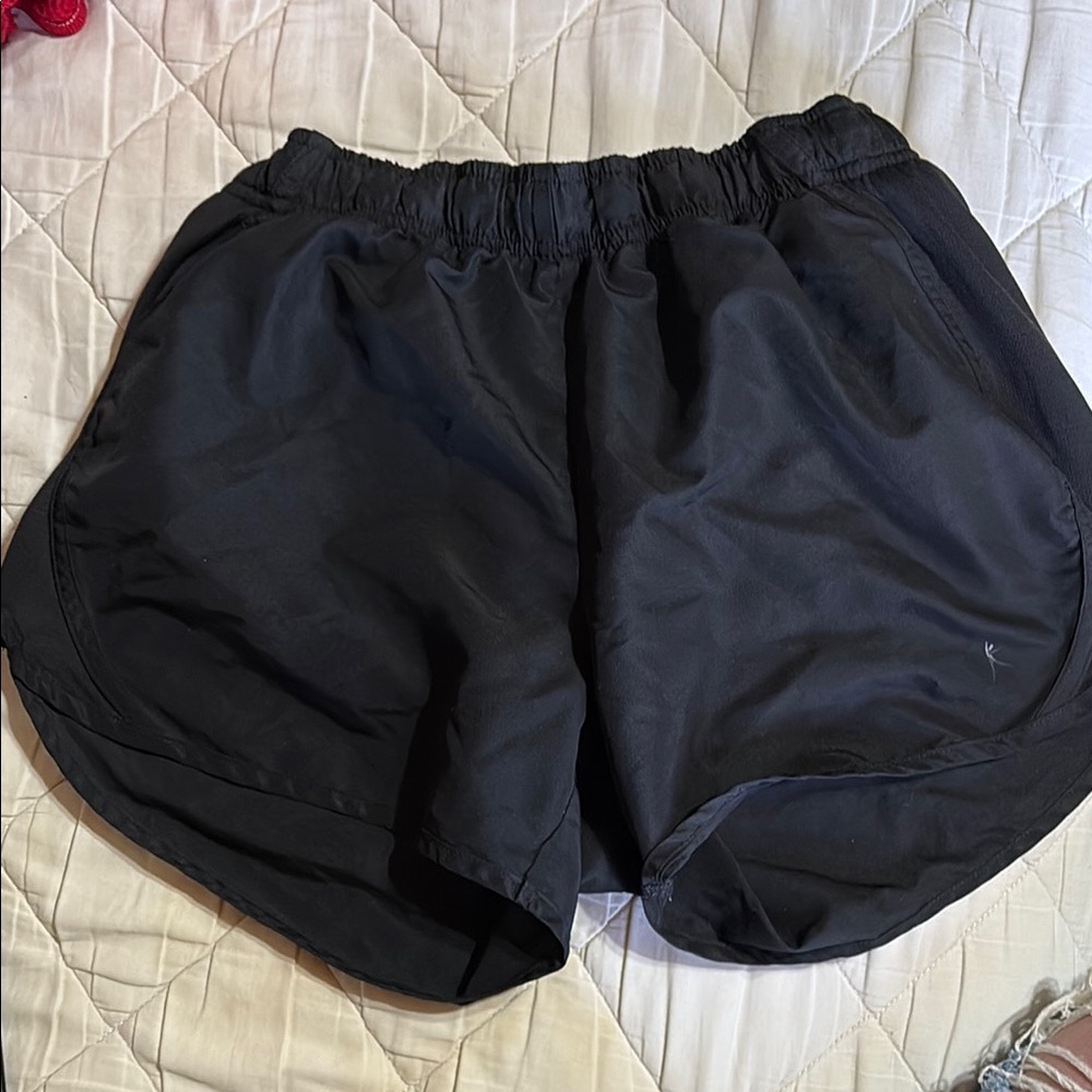 Danskin Now Black Athletic Shorts Lightweight Elastic Waist